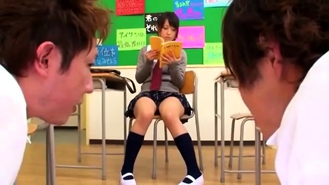 During Class - Lovely Japanese Schoolgirl Gets Used By Horny Boys In Class Video at Porn  Lib